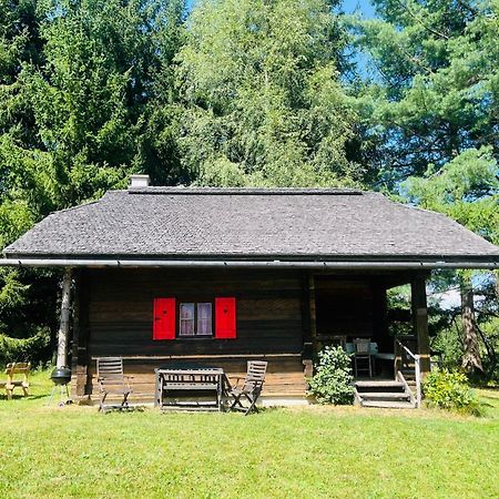 Cozy Log Cabin Near Faaker See Ledenitzen Bagian luar foto