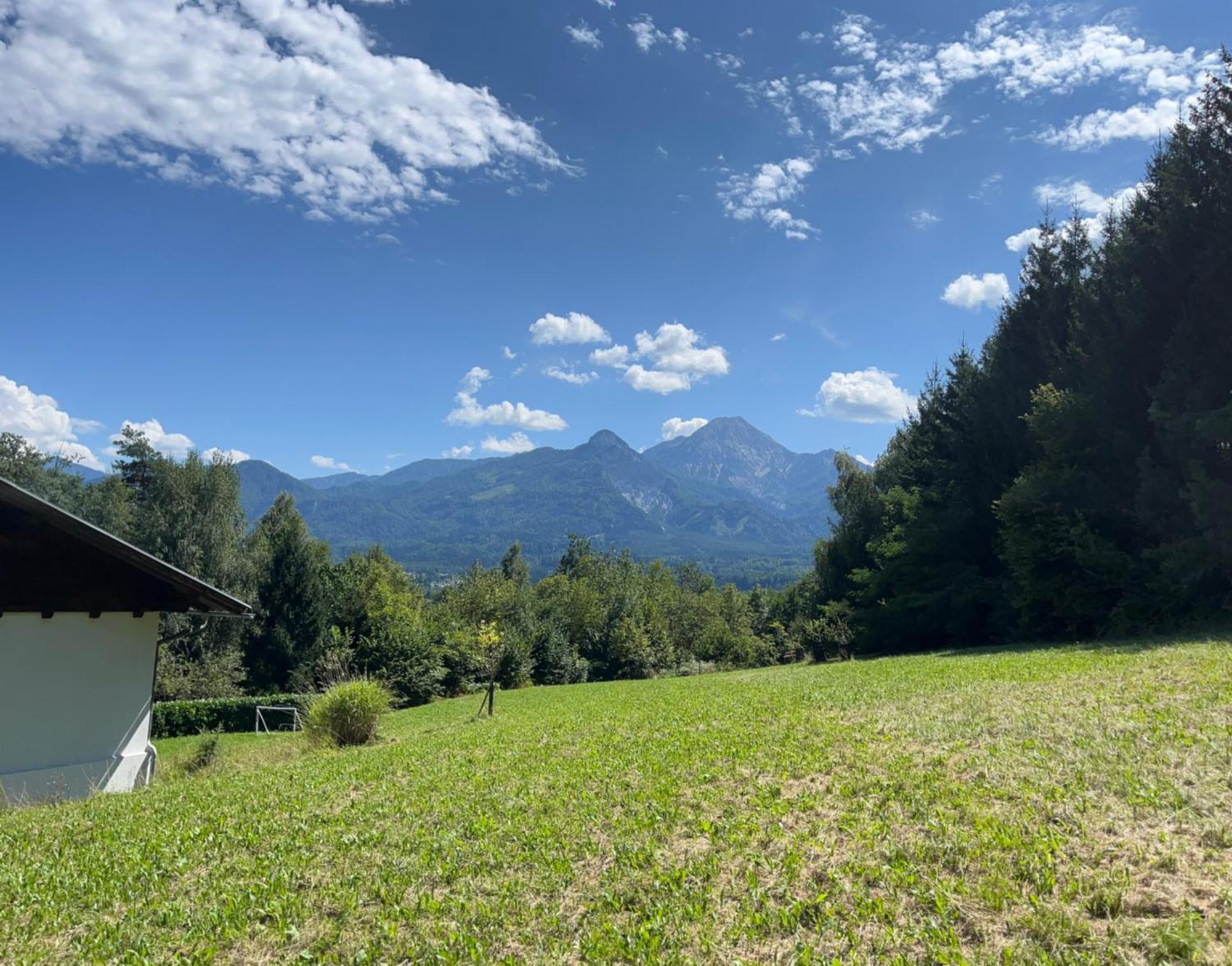 Cozy Log Cabin Near Faaker See Ledenitzen Bagian luar foto